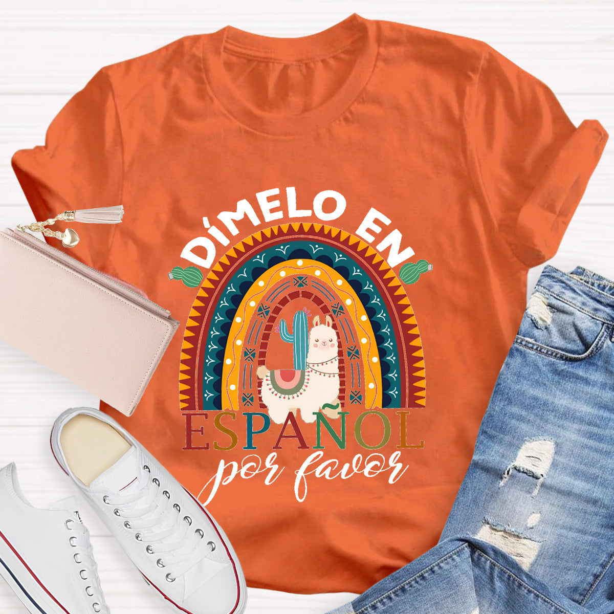 DimeLo En Espanol Teacher T-Shirt