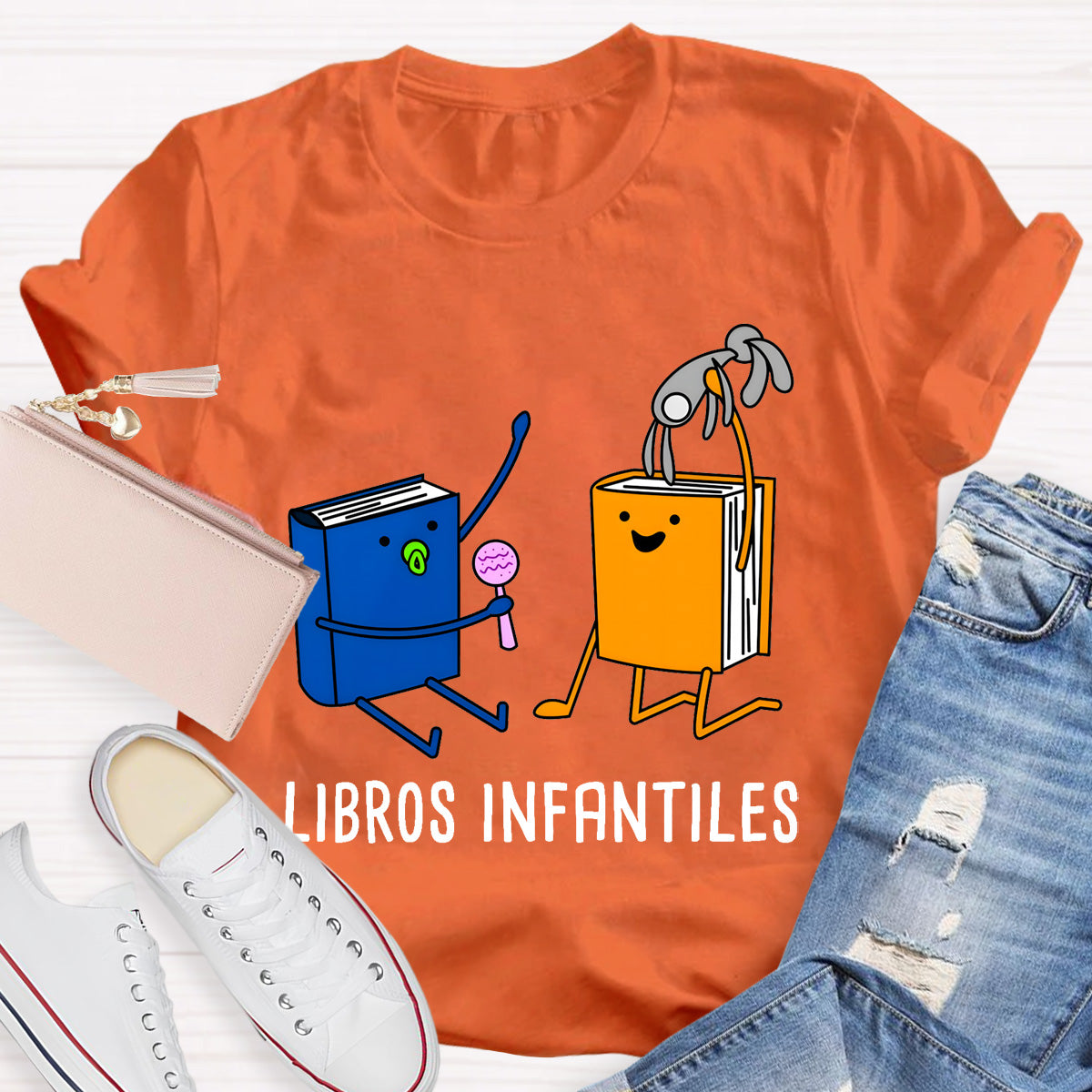 Bilingual Libros Infantiles Spanish Teacher T-Shirt
