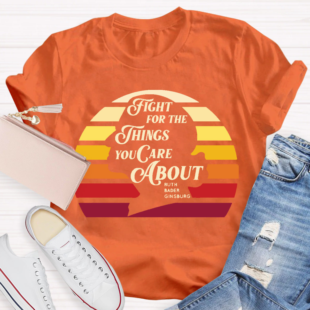Fright for The Things You Care About Teacher T-Shirt
