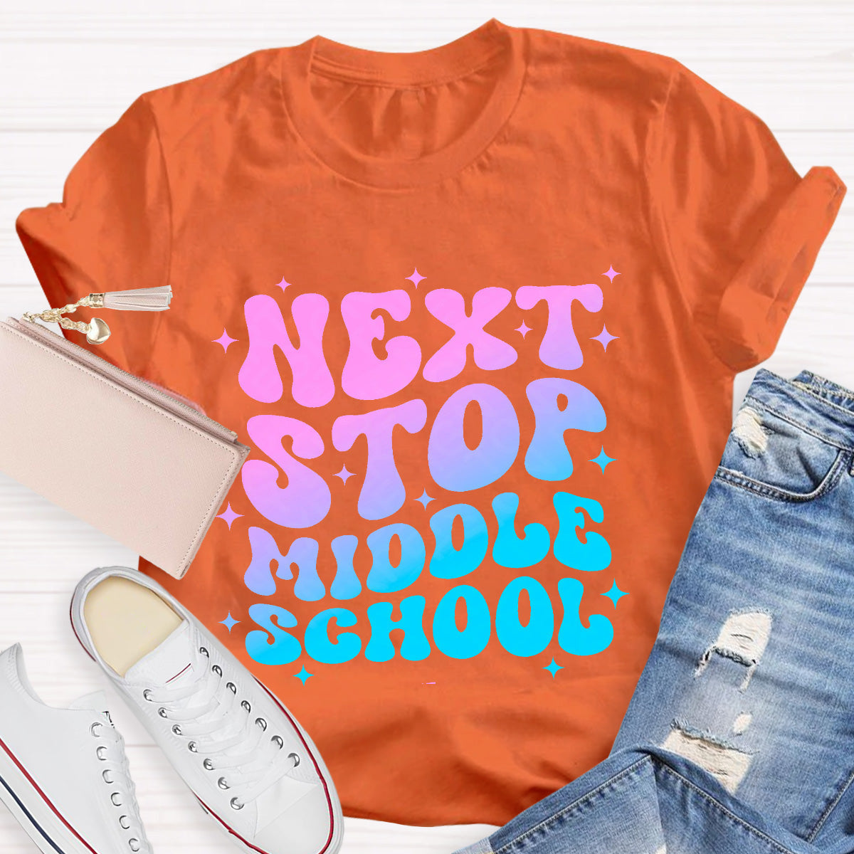Next Stop Middle School Teacher T-Shirt