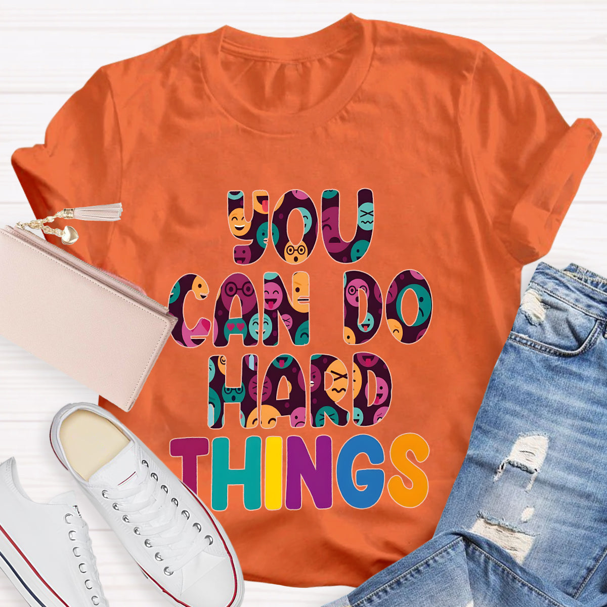 You Can Do Hard Things Teacher T-Shirt
