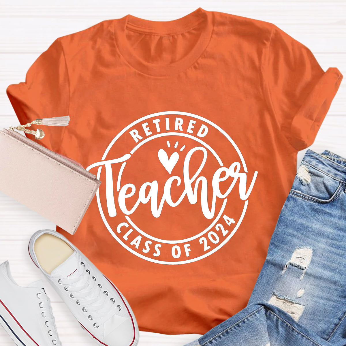 Personalized Retired Time Teacher T-Shirt