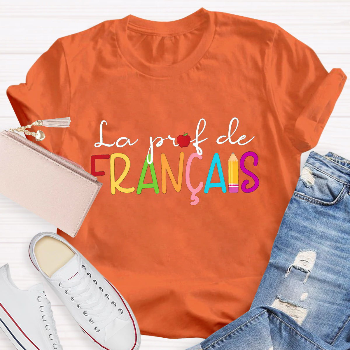La Prof De Francais French Teacher T-Shirt