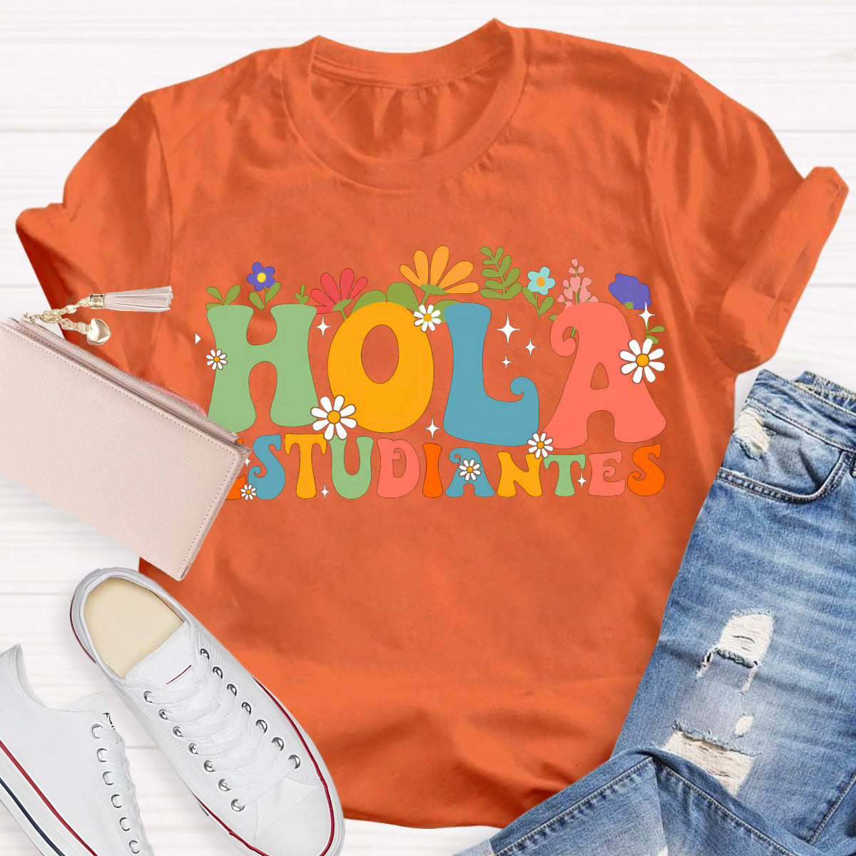 Hola Estudiantes Spanish Teacher T-Shirt