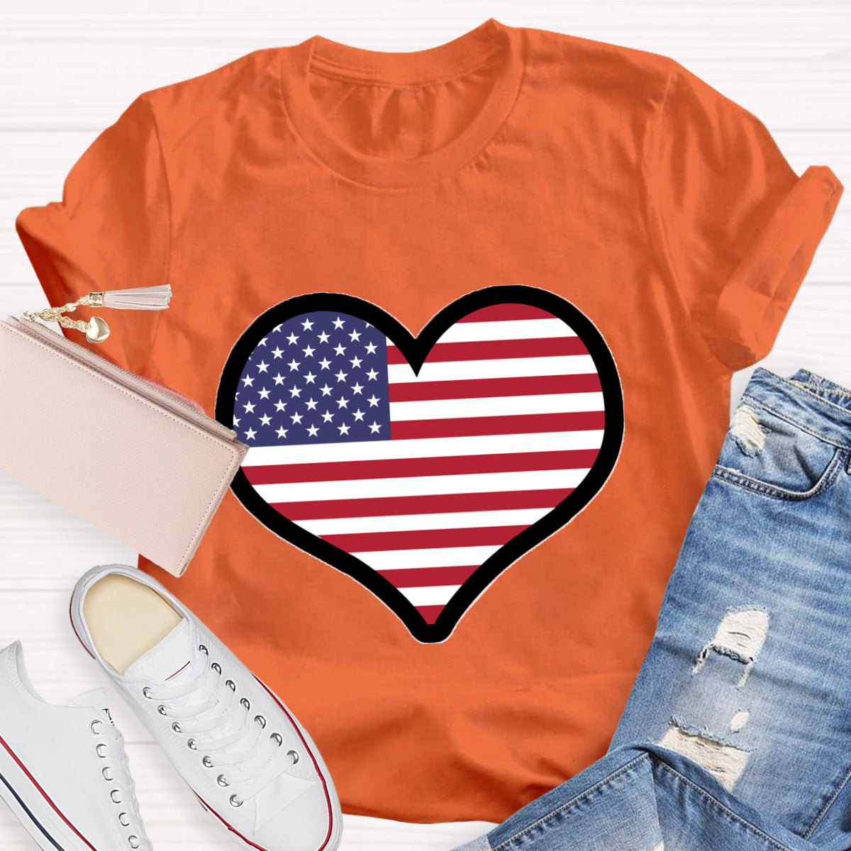 American Heart Teacher T-Shirt