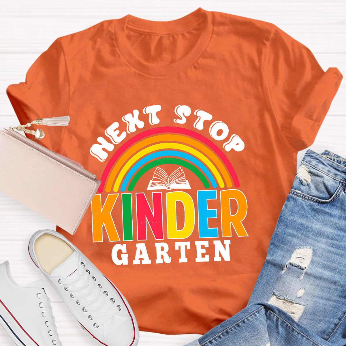 Personalized Grade Next Stop Kinder Garten Teacher T-Shirt