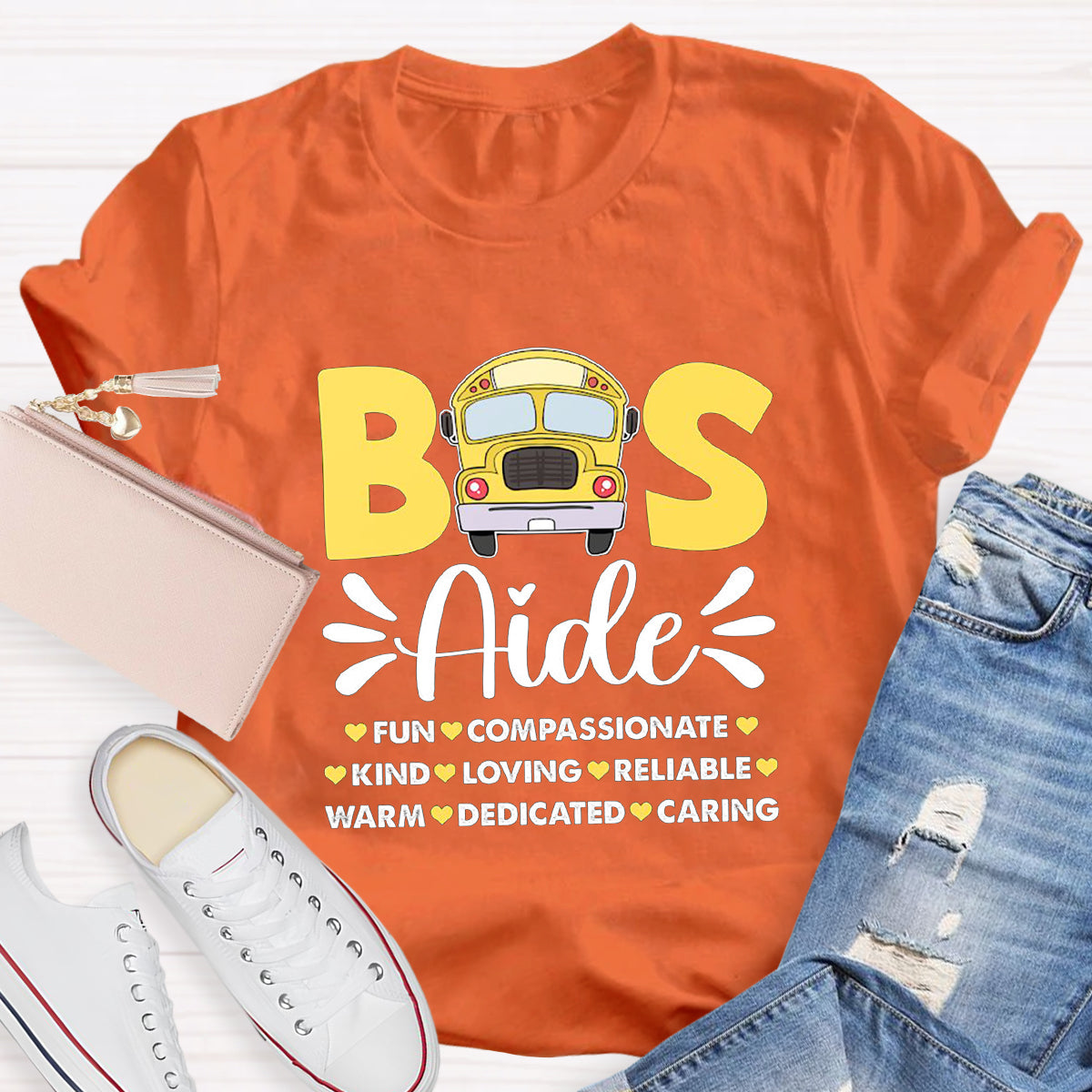 Bus Aide Fun Compassionate T-Shirt