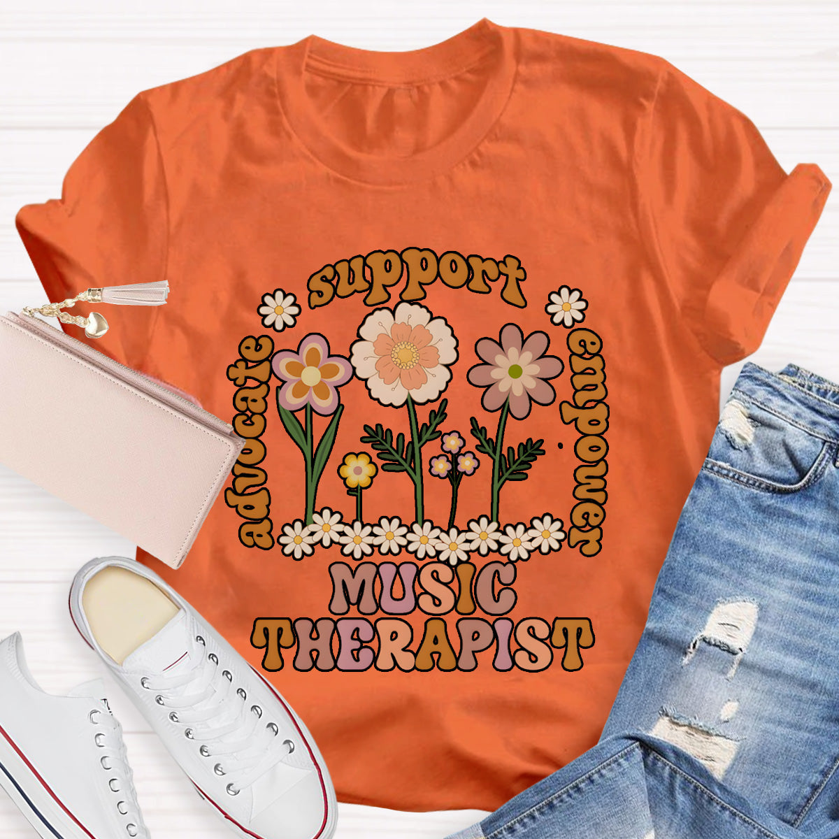 Music Therapist Support Teacher T-Shirt