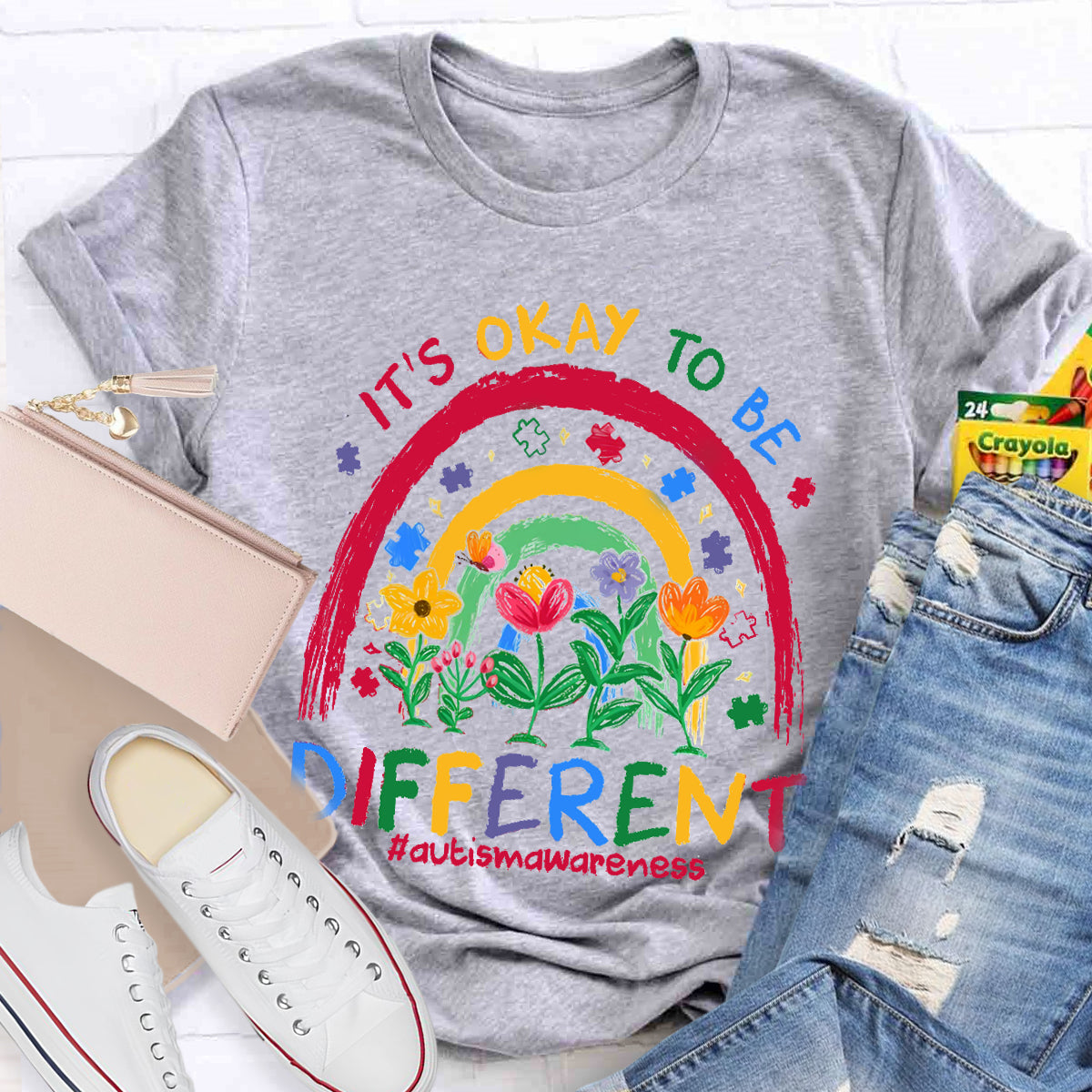 It's Ok To Be Different Teacher T-Shirt