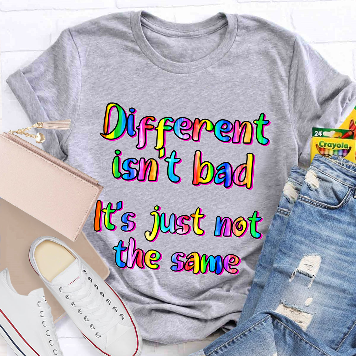 Different  Isn‘t  Bad Teacher T-Shirt