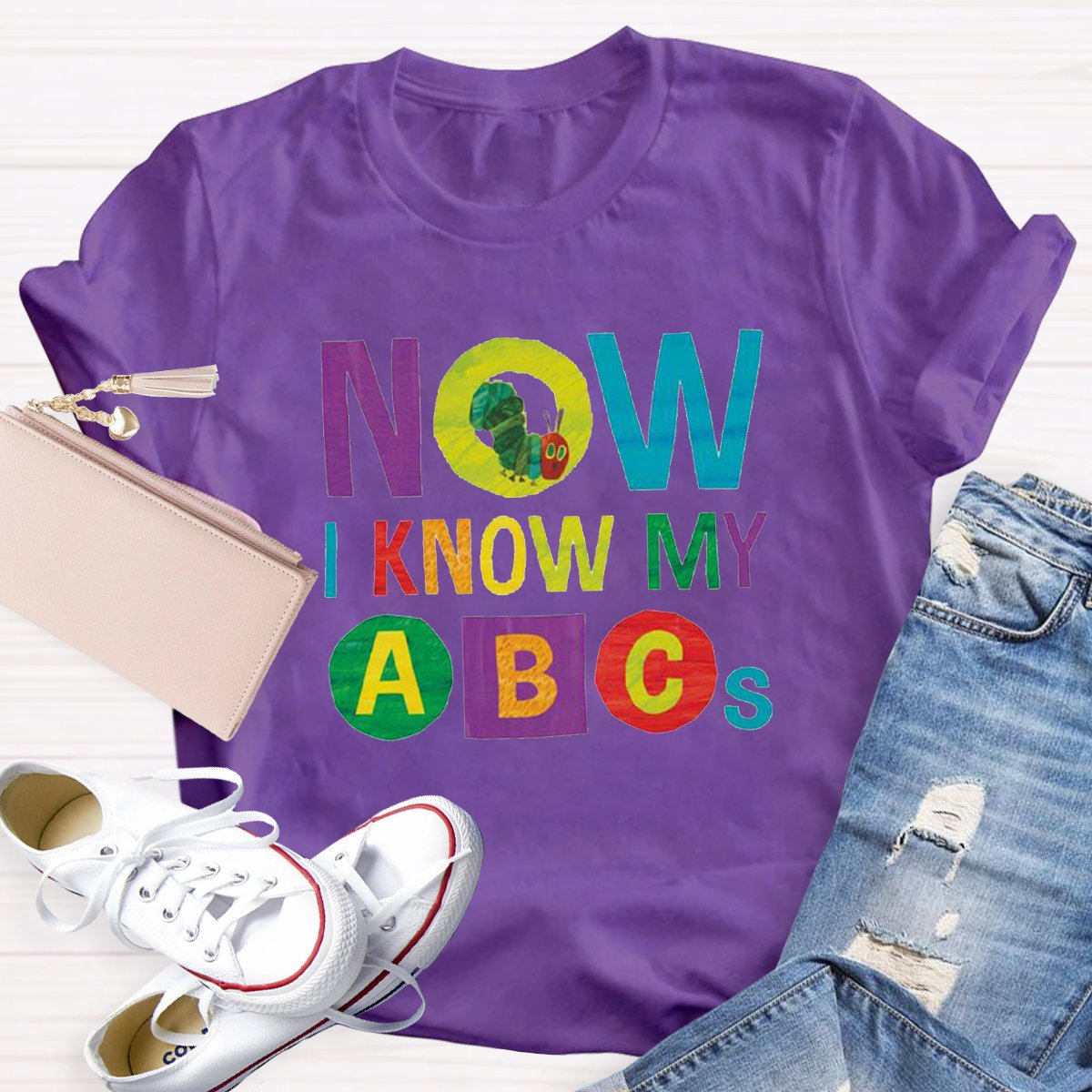 Now I Know My ABCs Teacher Shirt