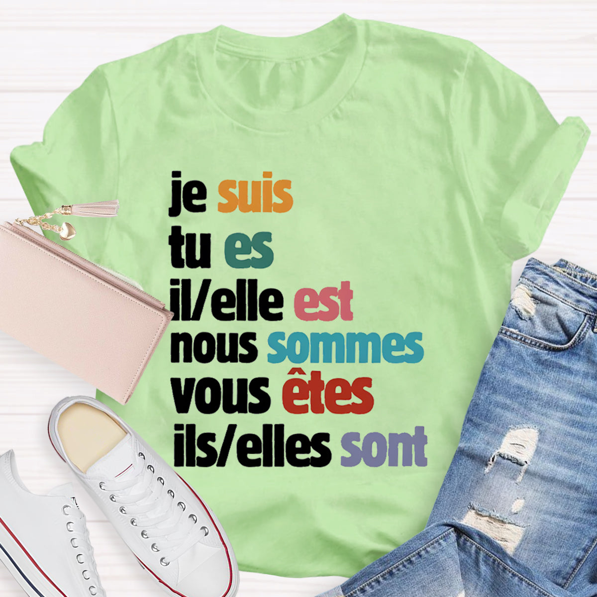 Je Suis Tu Es French Teacher T-Shirt