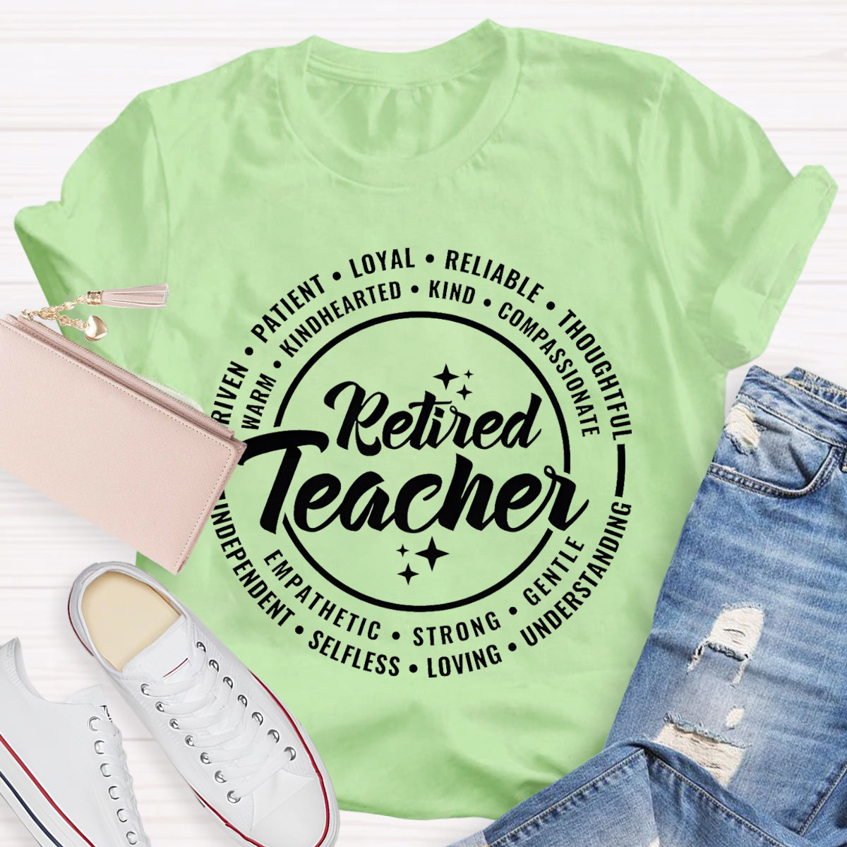 Retired Teacher Strong Teacher T-Shirt