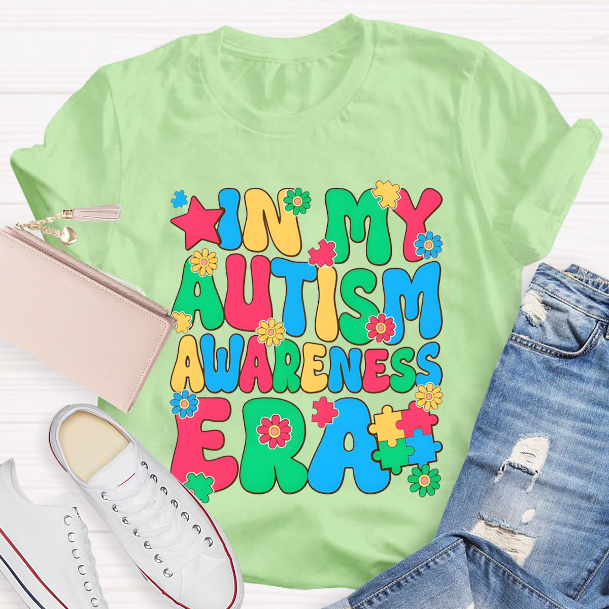 In My Autism Awareness Era Teacher T-Shirt