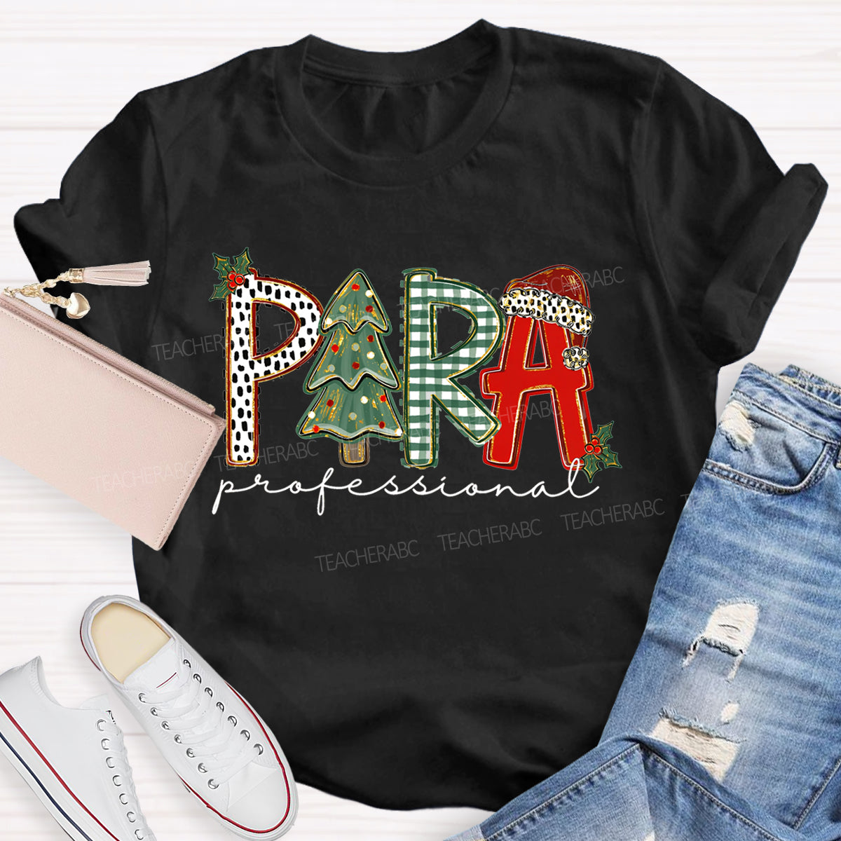 Para Professional Christmas Tree And Christmas Vibes T-shirt