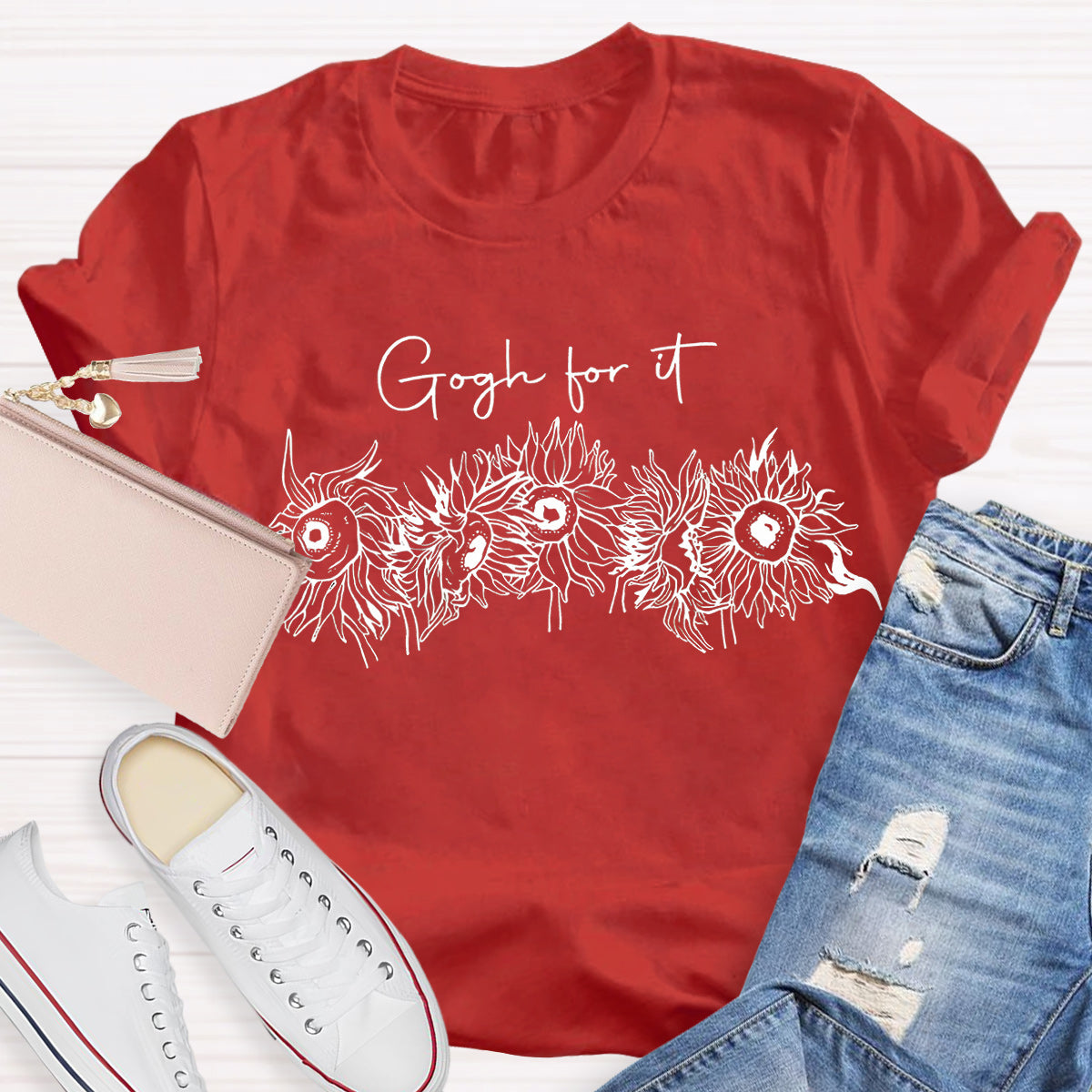 Go For It Art Teacher T-Shirt