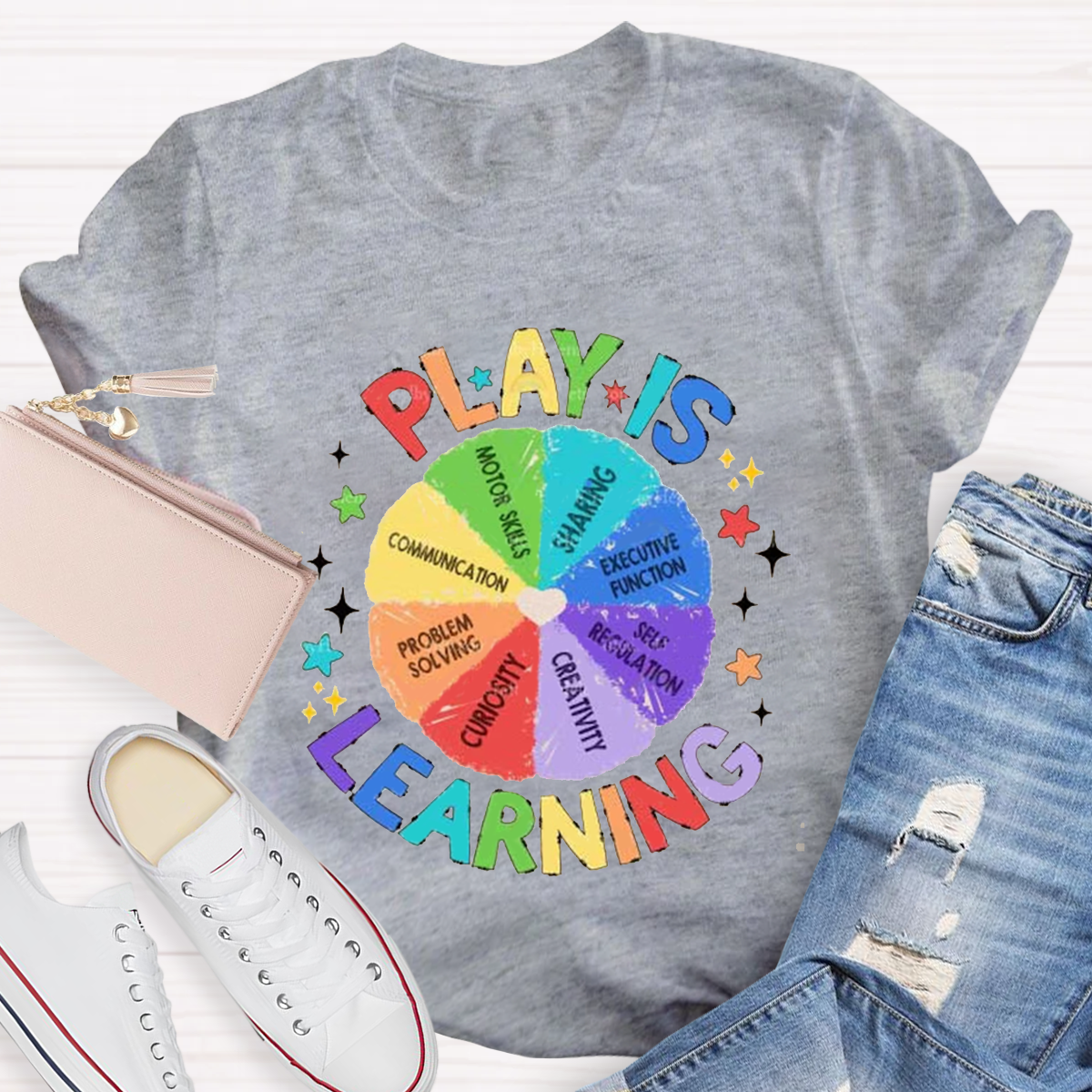 Play Is Learning Back To School Teacher T-shirt