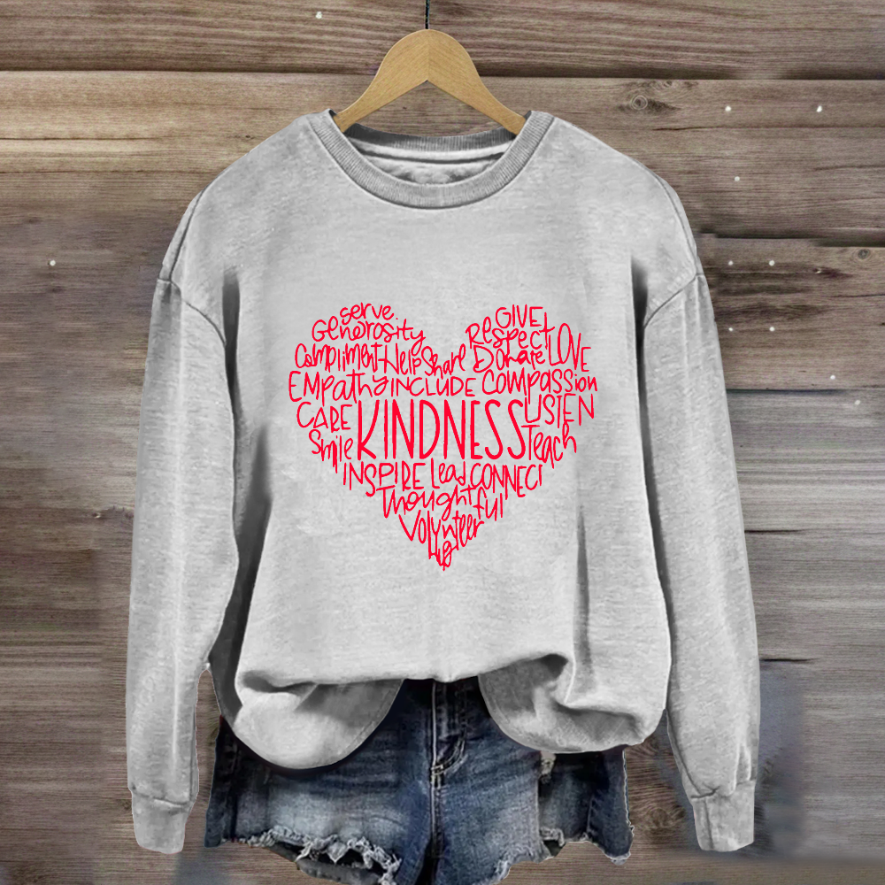 Kindness Teach Smile Sweatshirt