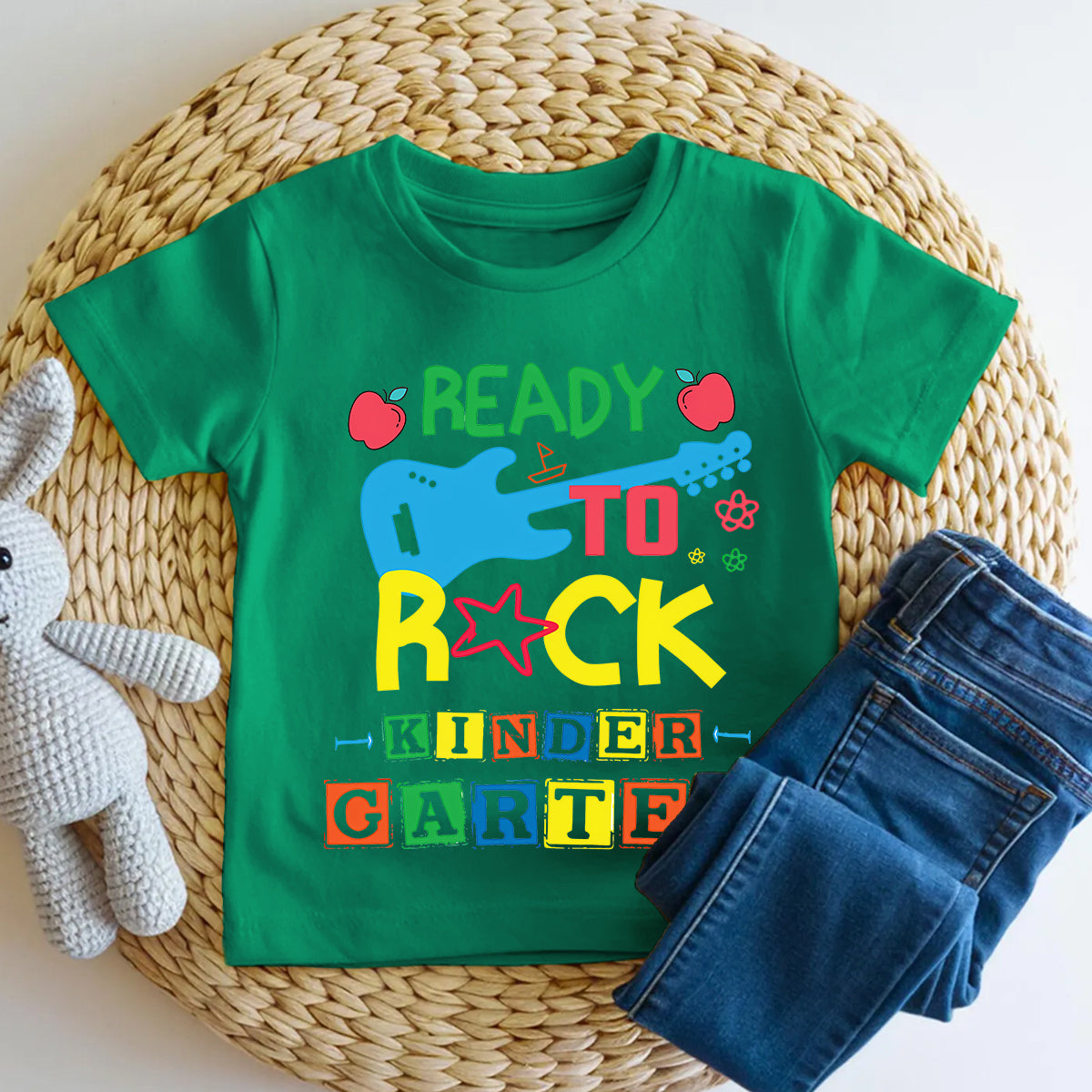 Personalized Grade Ready To Rock Kindergarten Toddler T-shirts
