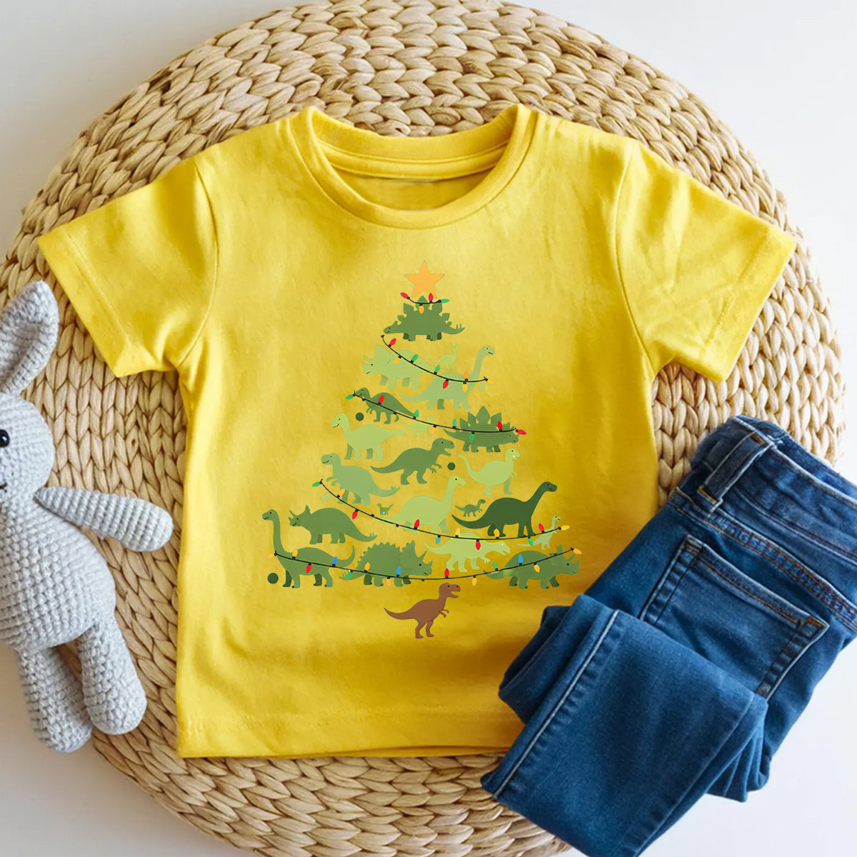 Christmas Lights And Christmas Tree Merry Vibes Toddler T-shirts