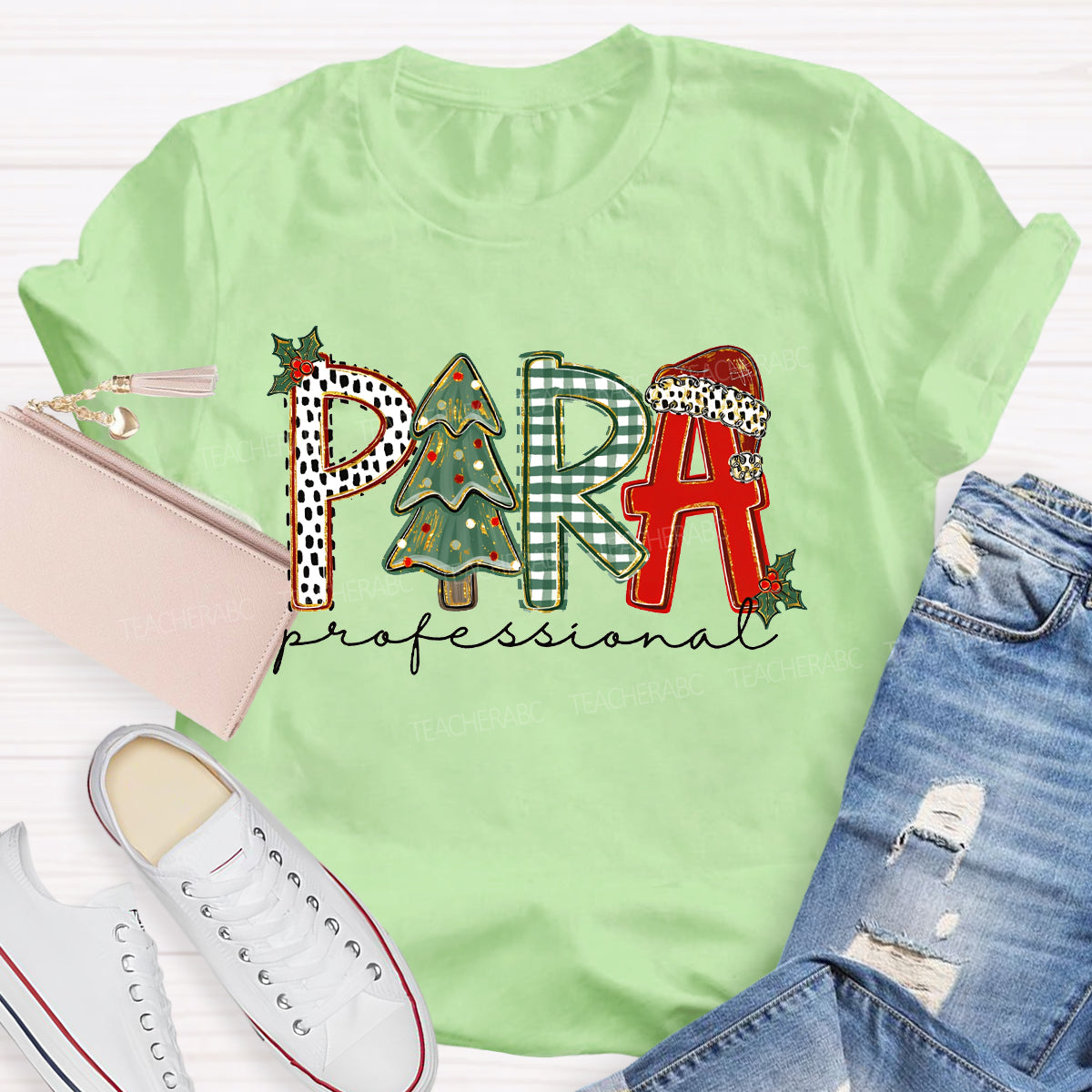 Para Professional Christmas Tree And Christmas Vibes T-shirt