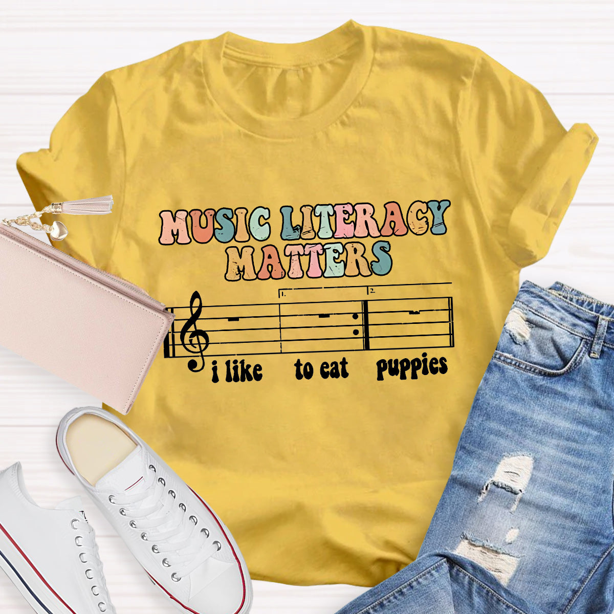 Music Literacy Matters Teacher T-Shirt