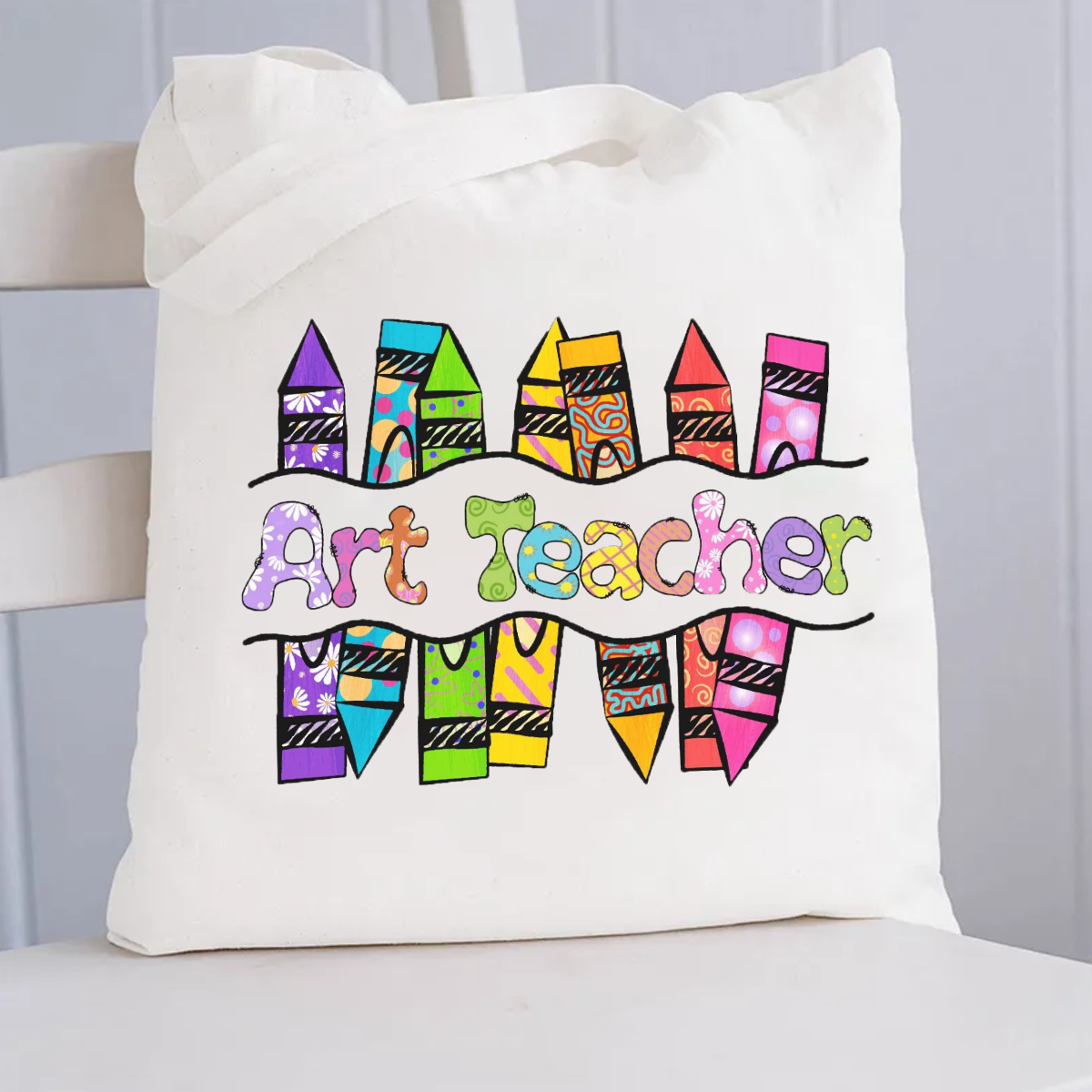 Art Teacher Art Lover Canvas Tote Bag