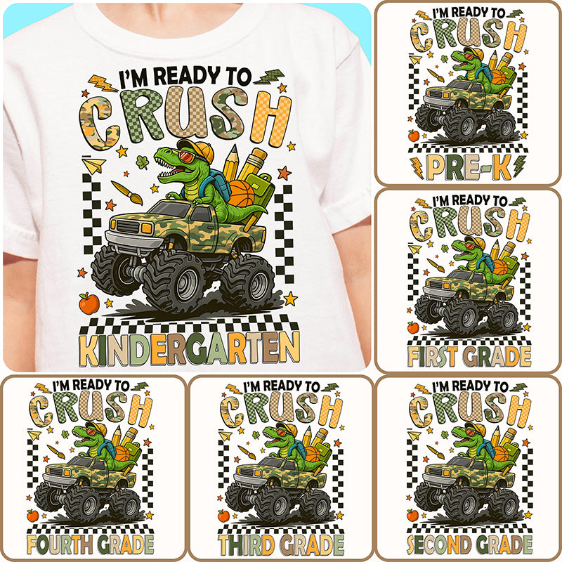 Personalized Grade I'M Ready To Crush Second Grade Toddler T-shirts