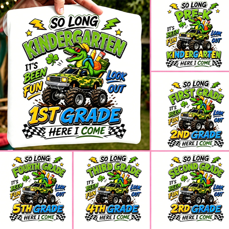 Personalized Grade So Long Kindergarten It'S Been Fun Toddler T-shirts