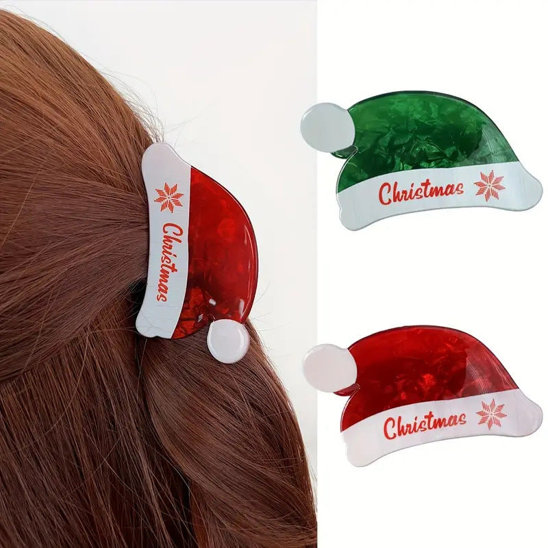 Cute Christmas Hat Hairpin