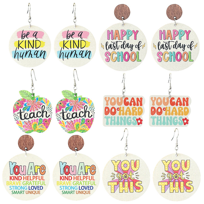 Teacher Appreciation Week School-Themed Earrings