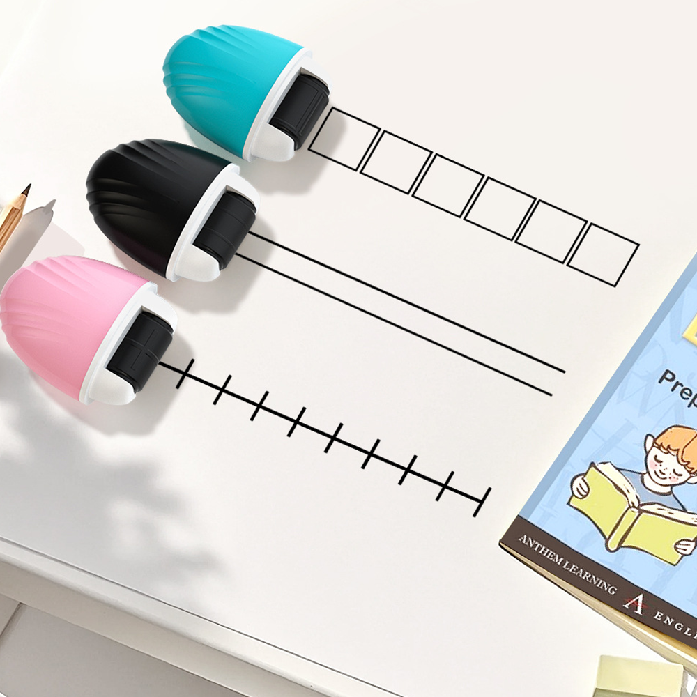 Teacher Roller Stamp Set – Double Line, Grid & Writing Guide Stamp