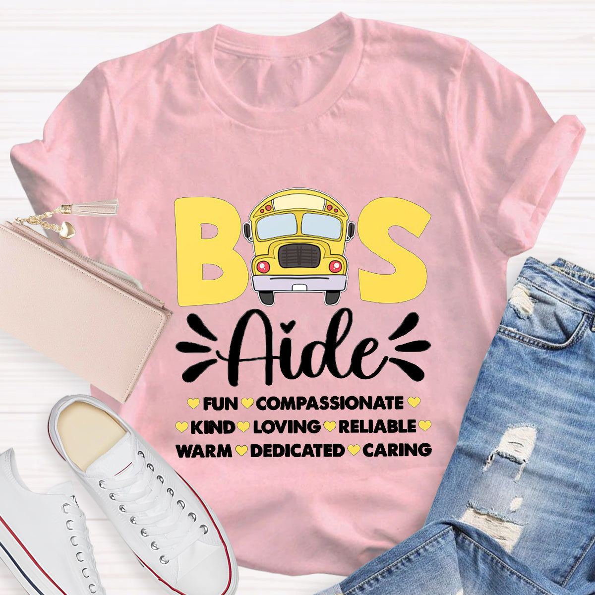 Bus Aide Fun Compassionate T-Shirt
