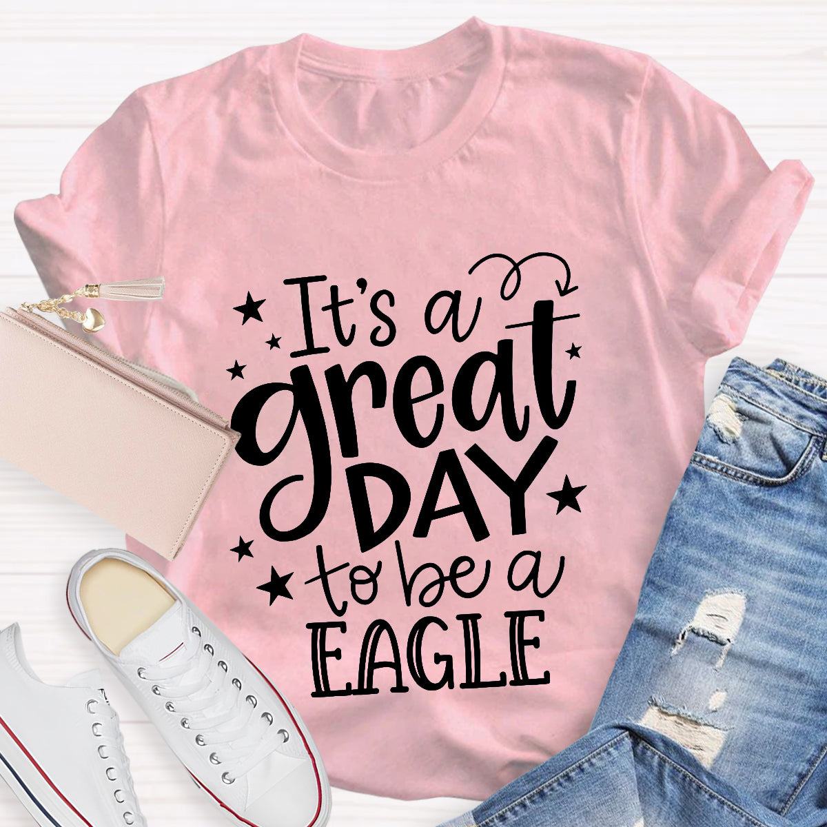 Personalized Mascot It's A Great Day To Be A Bulldog Teacher T-Shirt