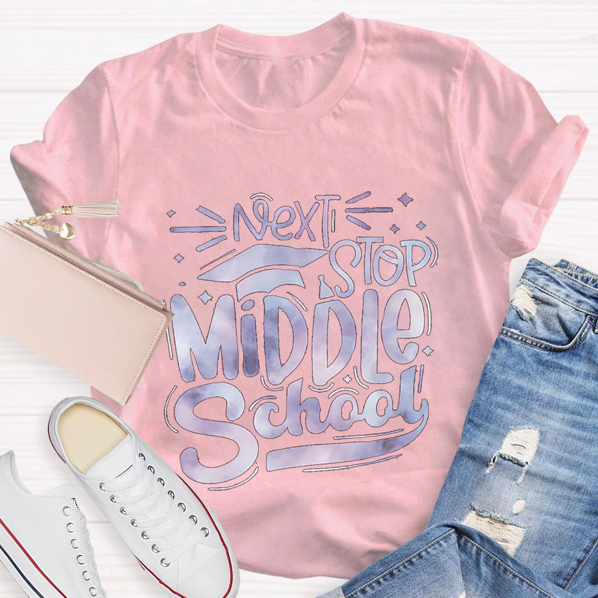 Next Stop Middle School Teacher T-Shirt