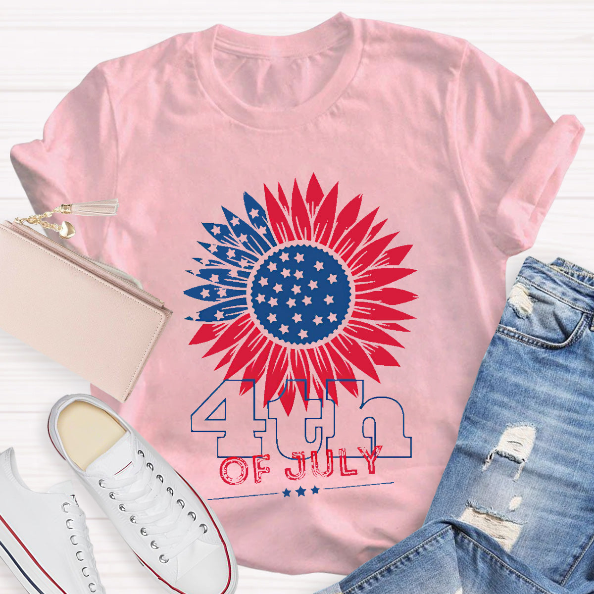 4Th Of July Teacher T-Shirt