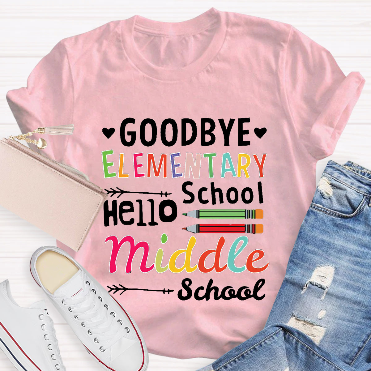 Hello Middle School Teacher T-Shirt