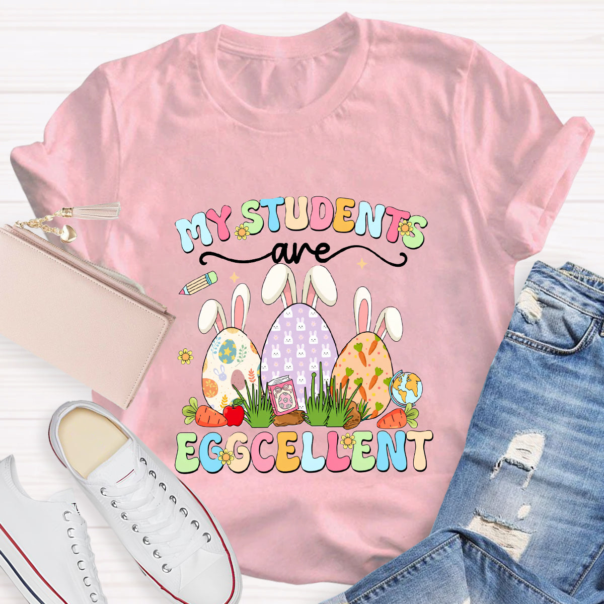 My Students Are Eggcellent Teacher T-Shirt