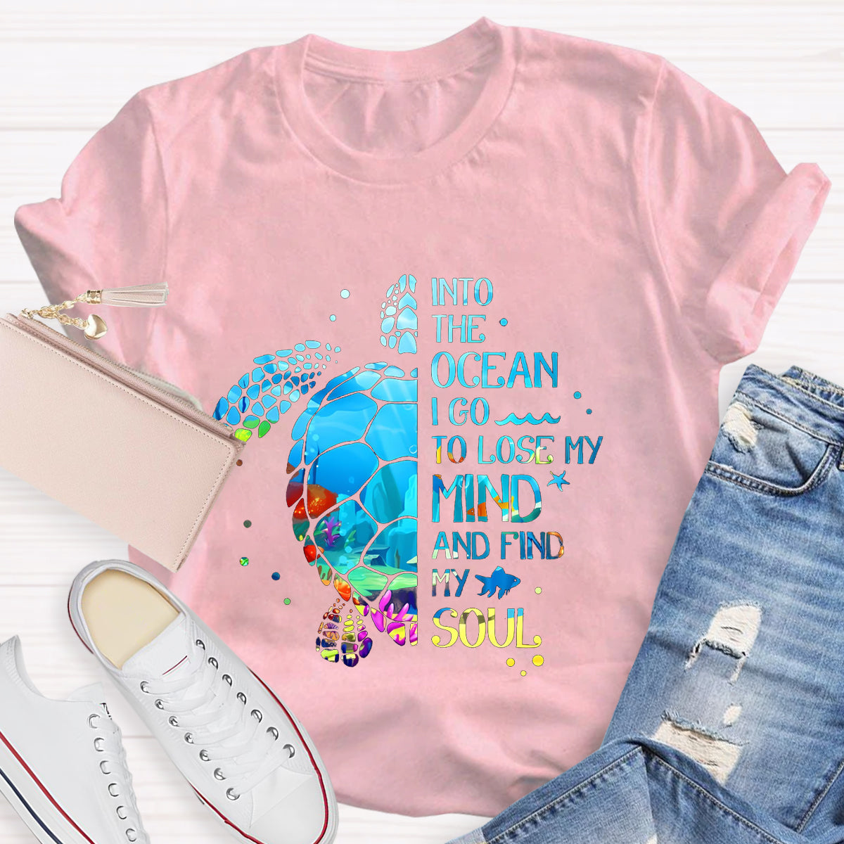 Into The Ocean I Go To Lose My Mind And Find My Soul  T-Shirt