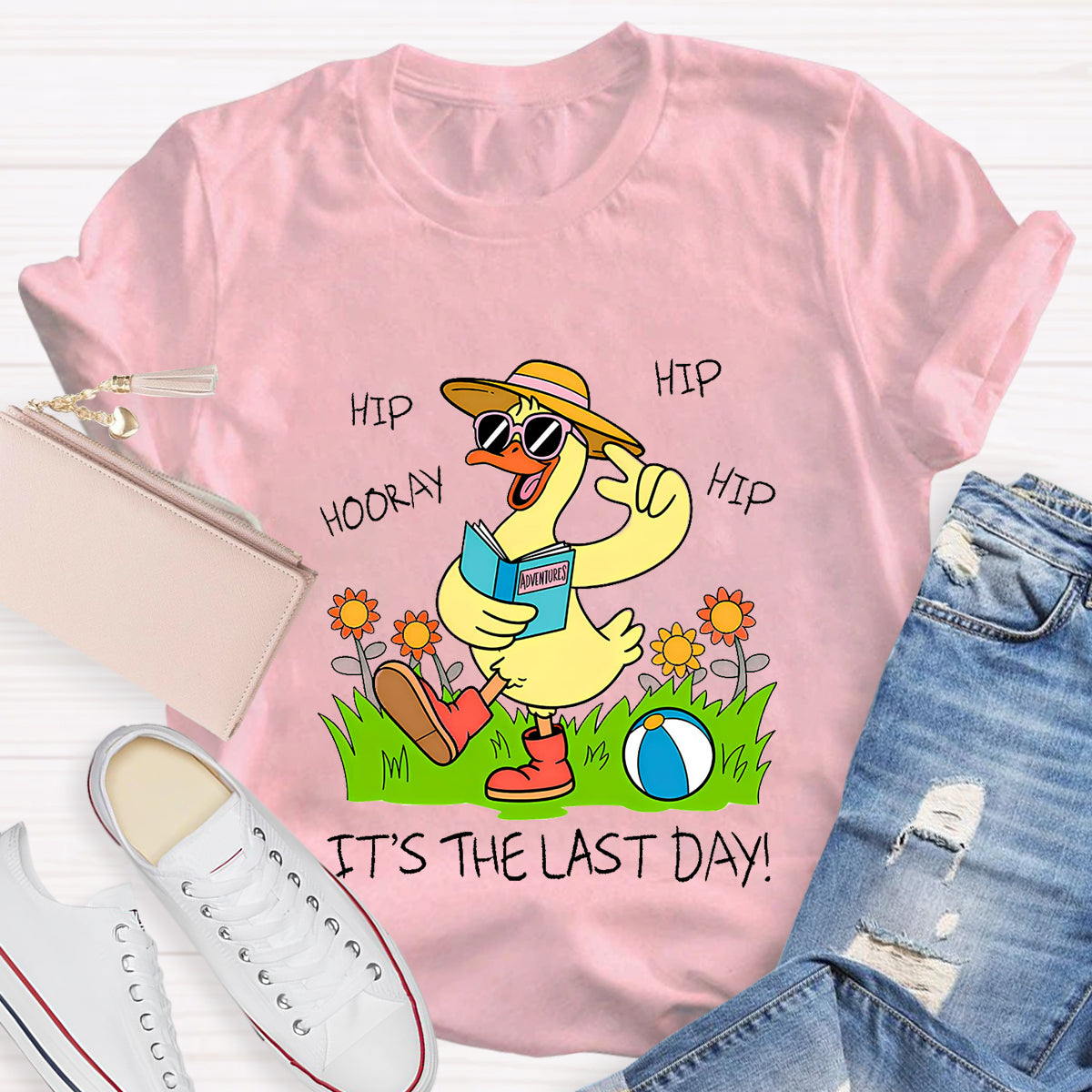 Hip Hooray It's The Last Day Funny Durk T-Shirt