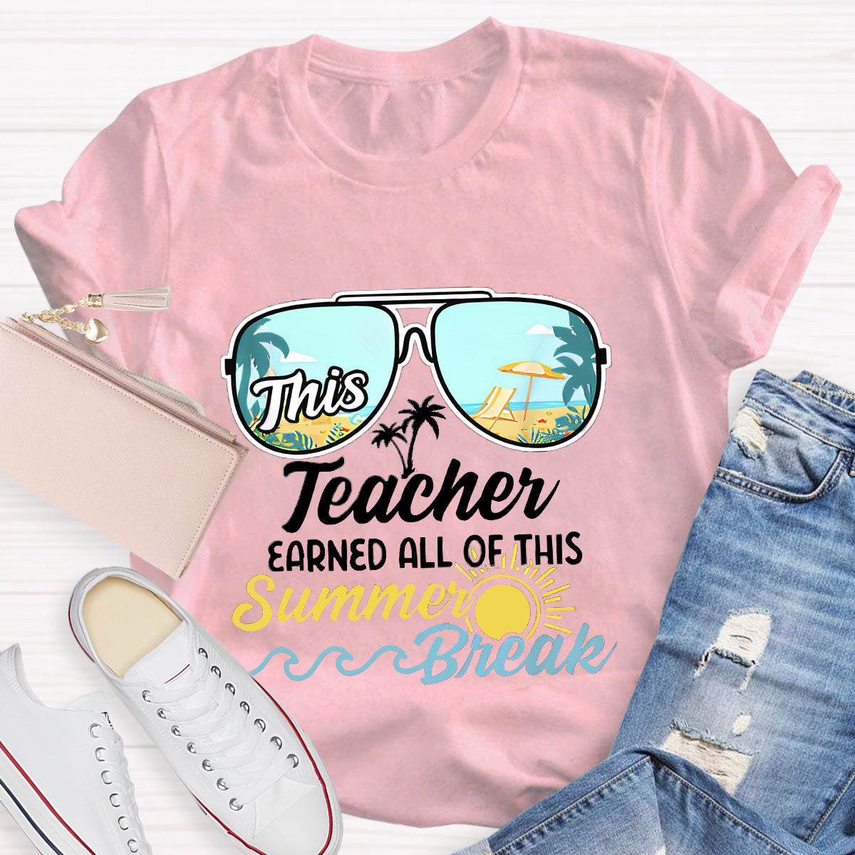 All Of This Summer Break Teacher T-Shirt