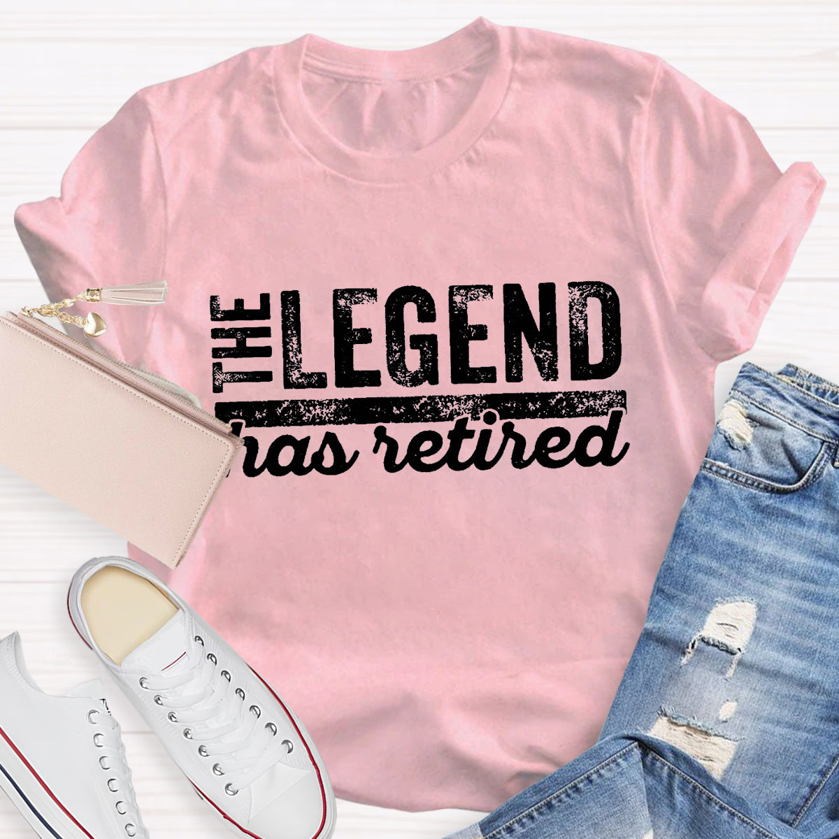 The Legend Has Retired Teacher T-Shirt