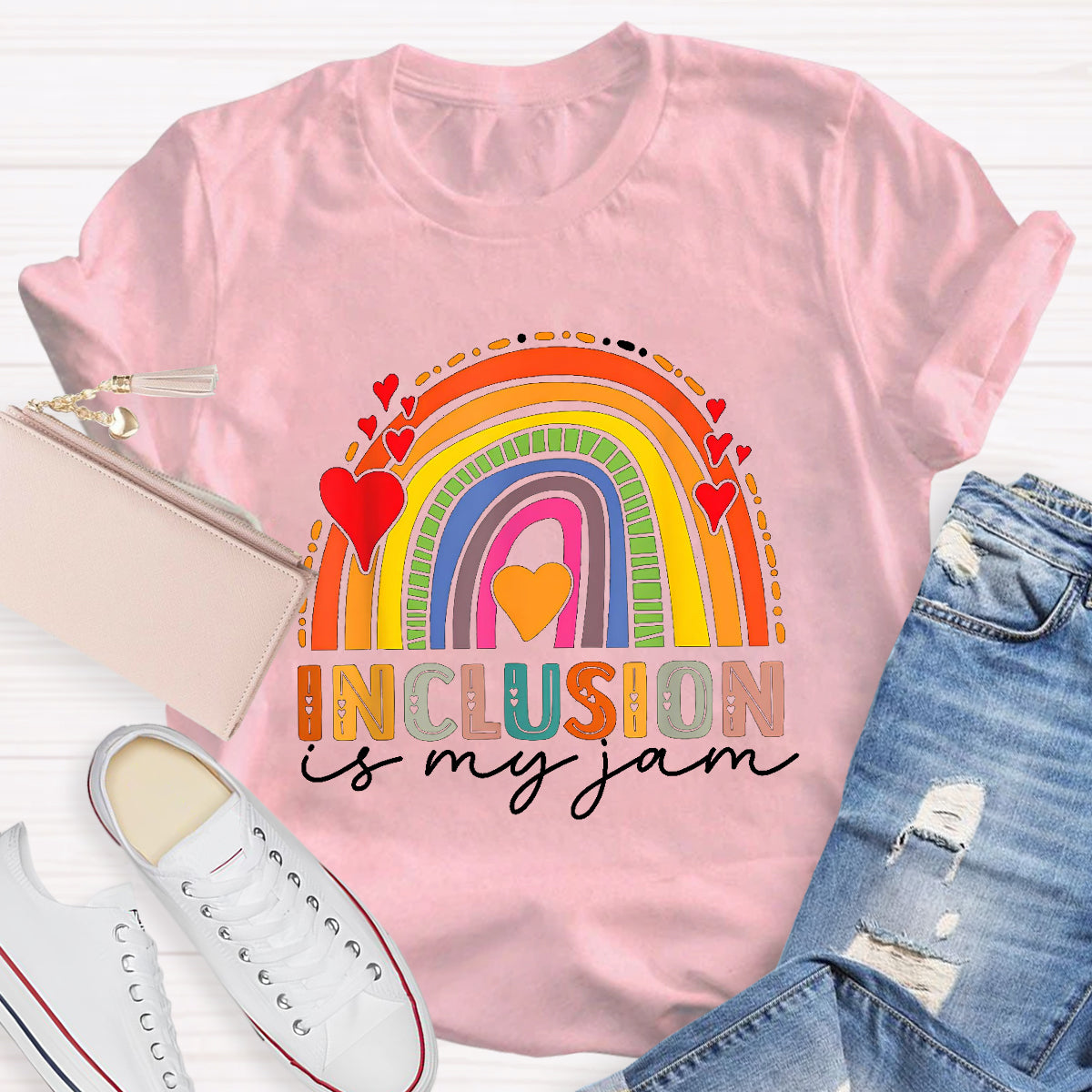 Inclusion Is My Jam Teacher T-Shirt