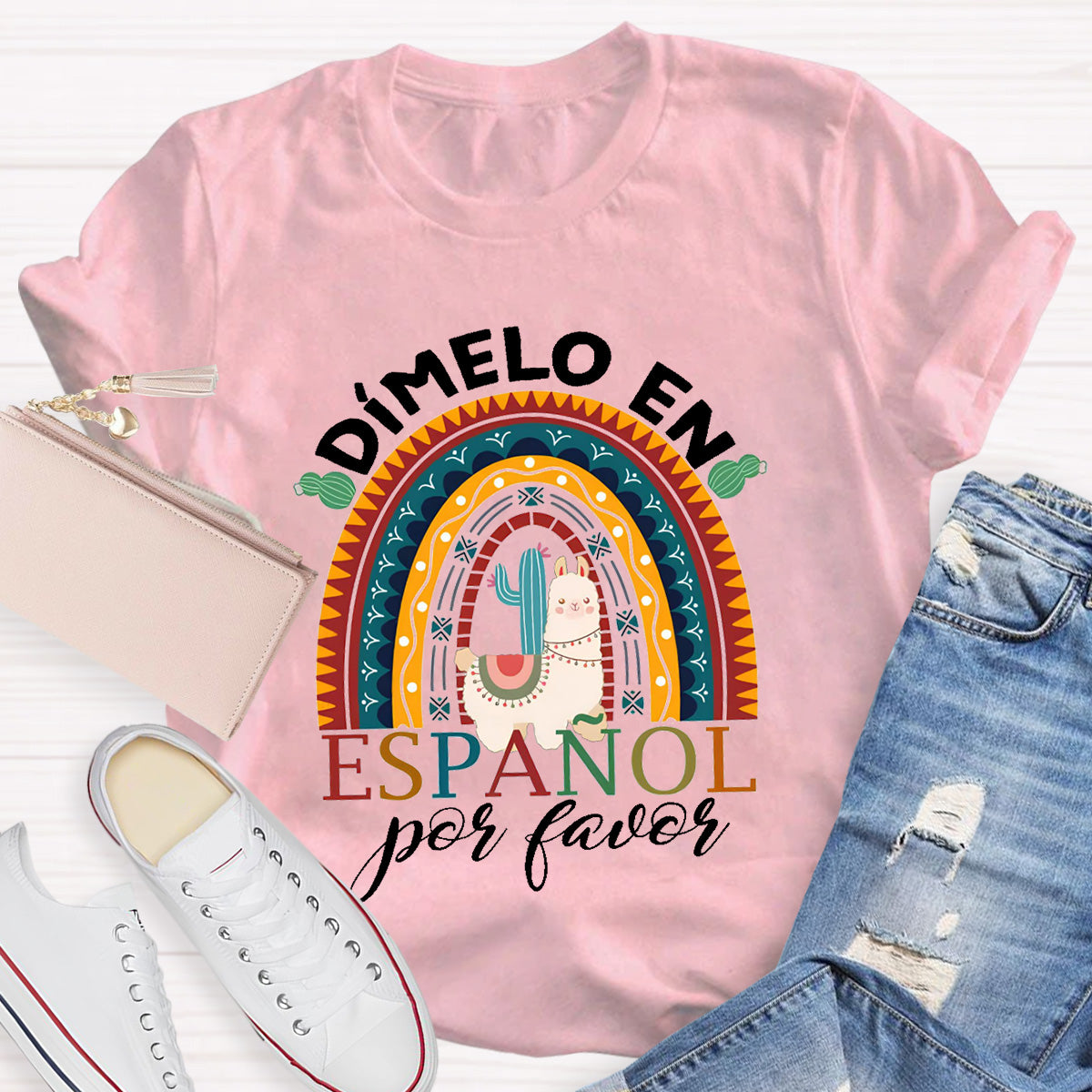 DimeLo En Espanol Teacher T-Shirt