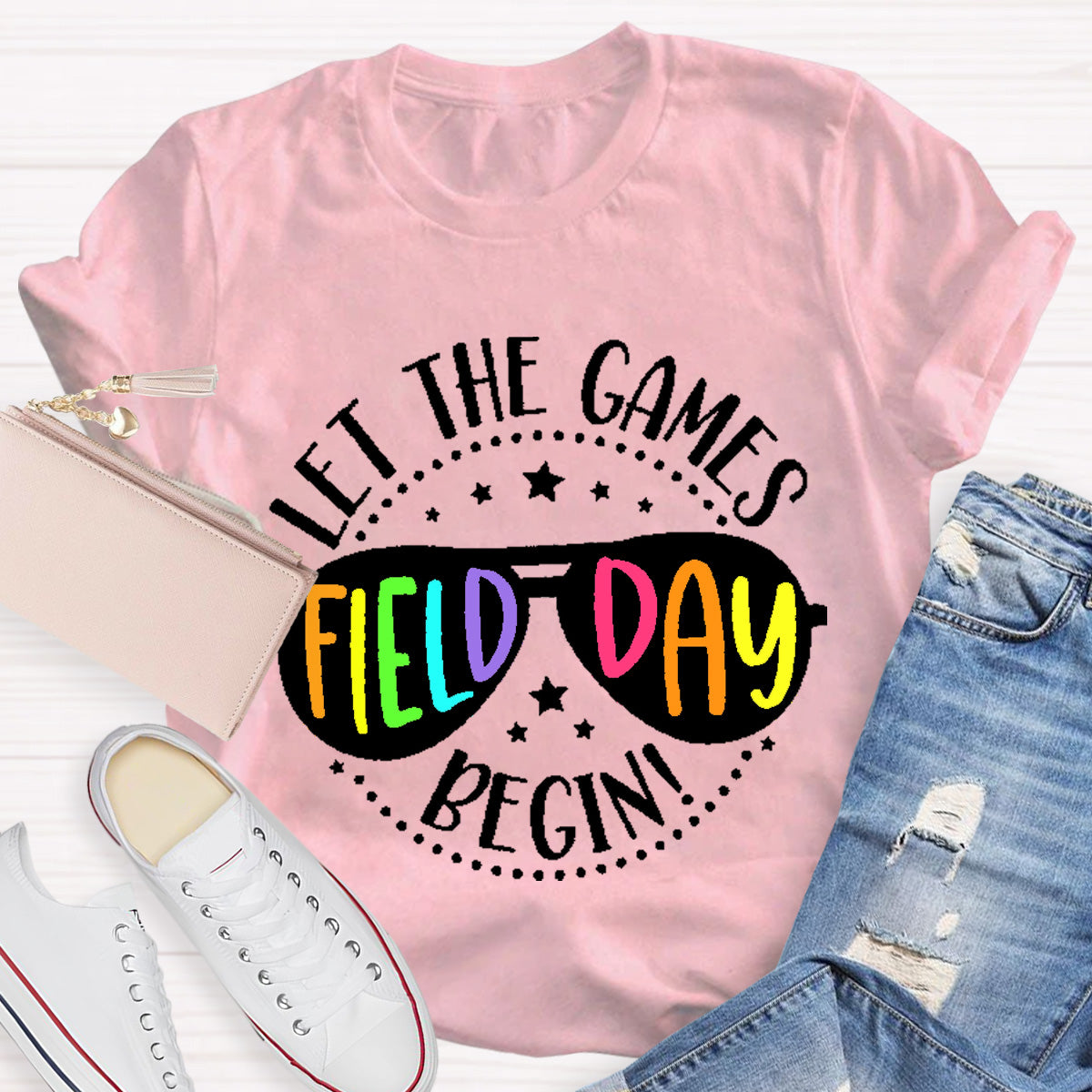 Let The Games Field Day Begin Teacher T-Shirt