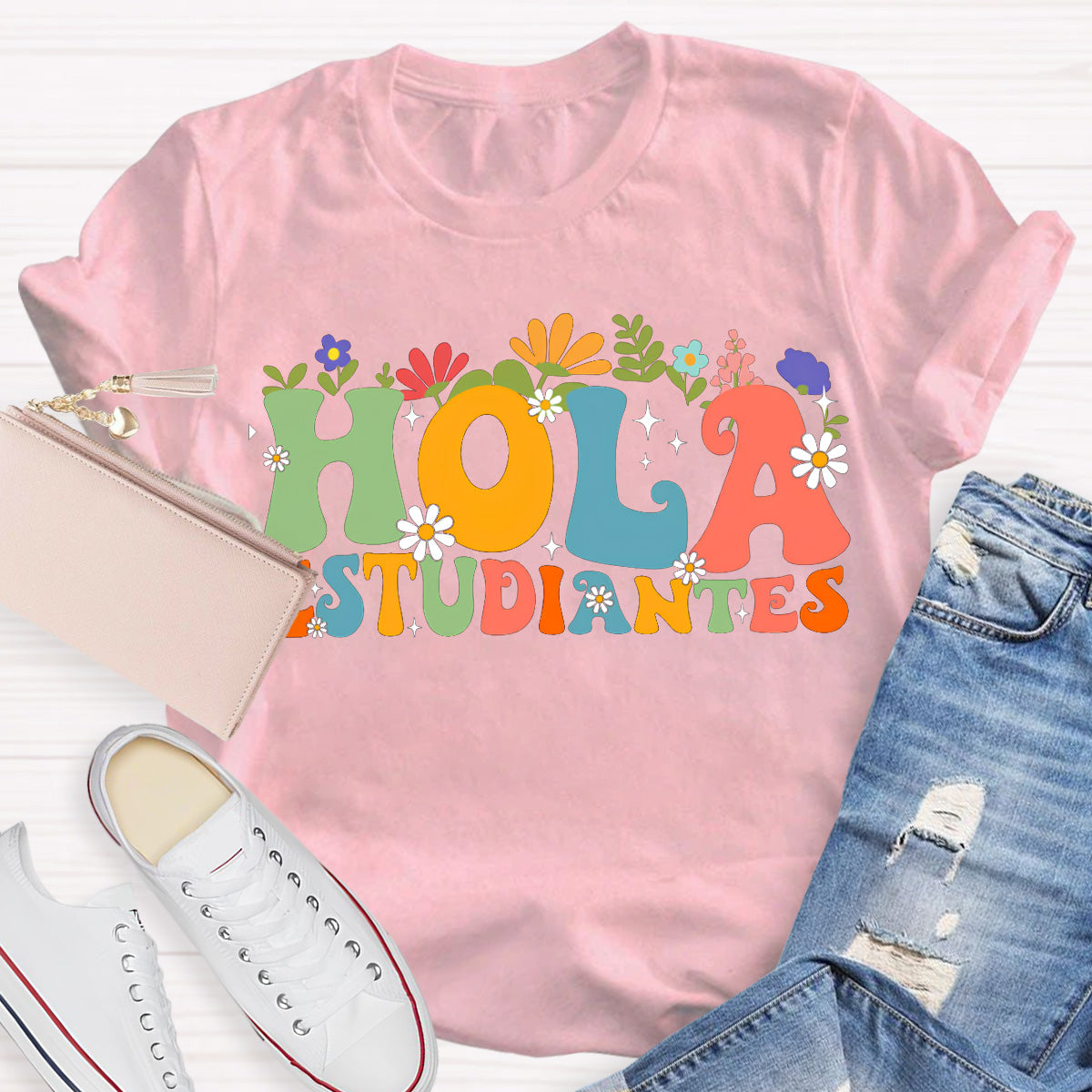 Hola Estudiantes Spanish Teacher T-Shirt
