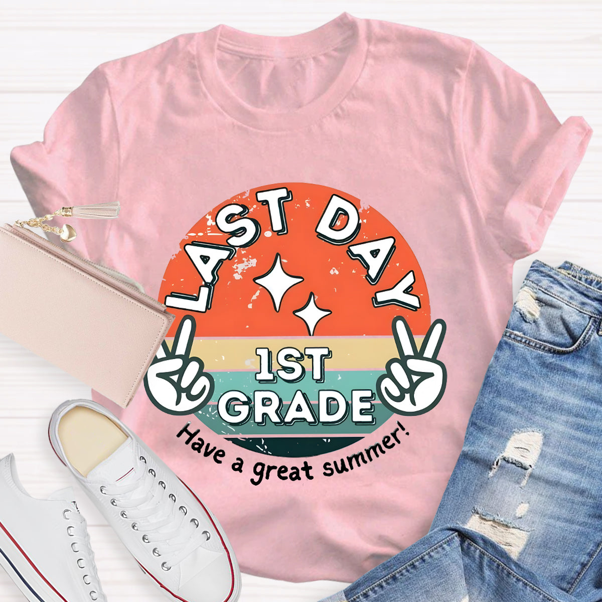 Personalize Grade Have A Great Summer Teacher T-Shirt