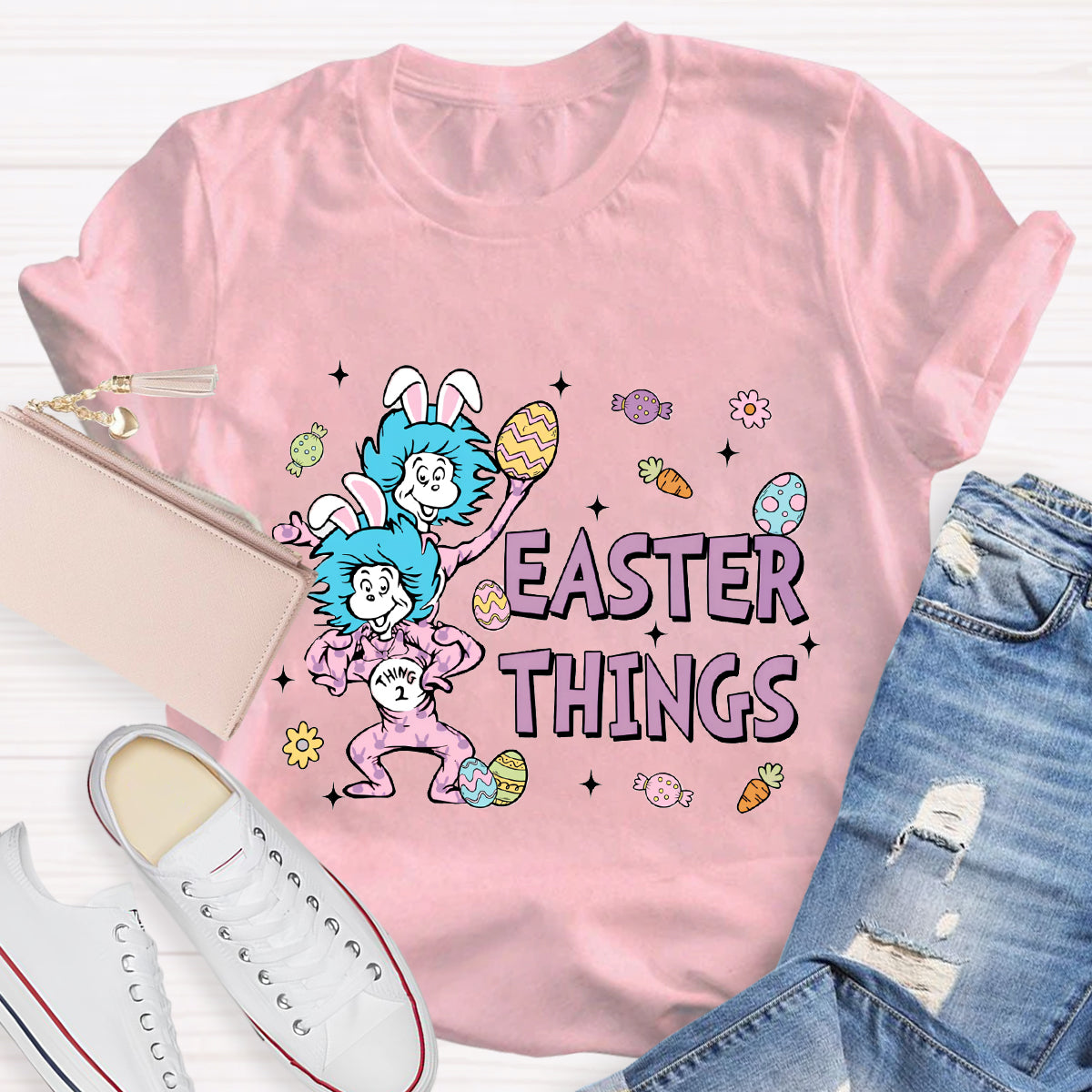 Easter Things Teacher T-Shirt