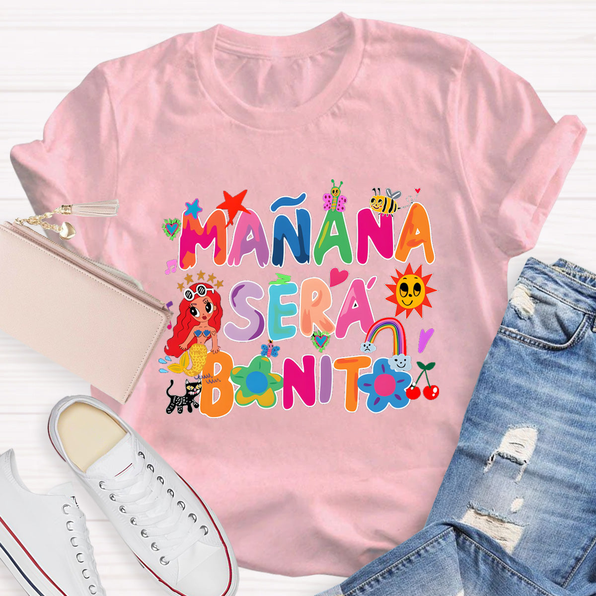 Mañana Sera Bonito Spanish Teacher T-Shirt