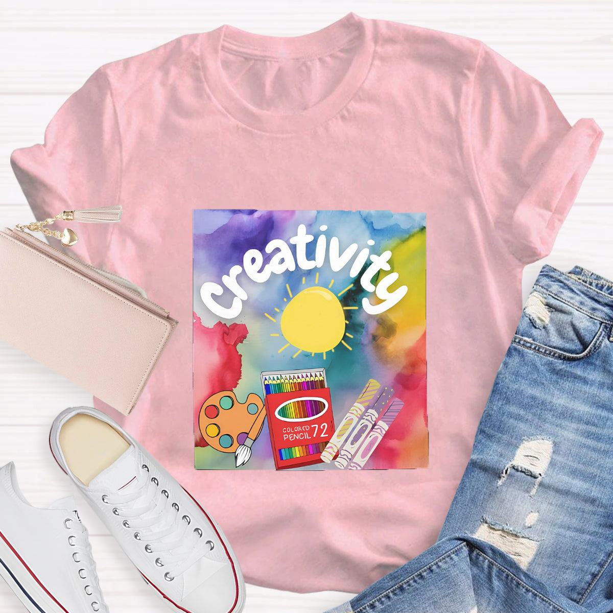 Be Creativity Art Teacher T-Shirt